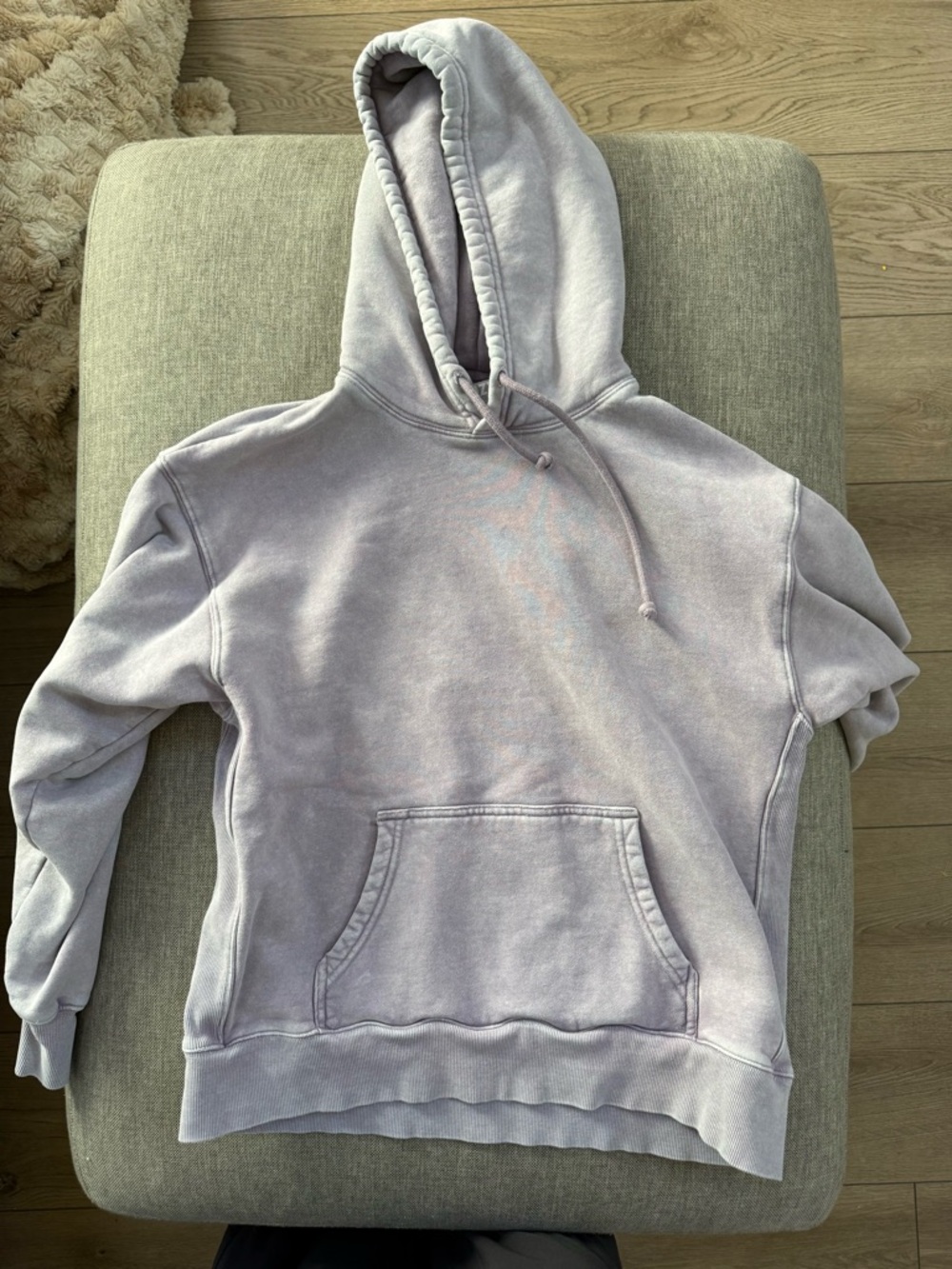 TNA Cozy Fleece Hoodie in Muted Lavender